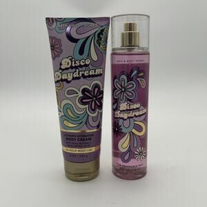 Bath and Body Works Disco Day Dream Bundle Body Cream + Fine Fragrance Mist